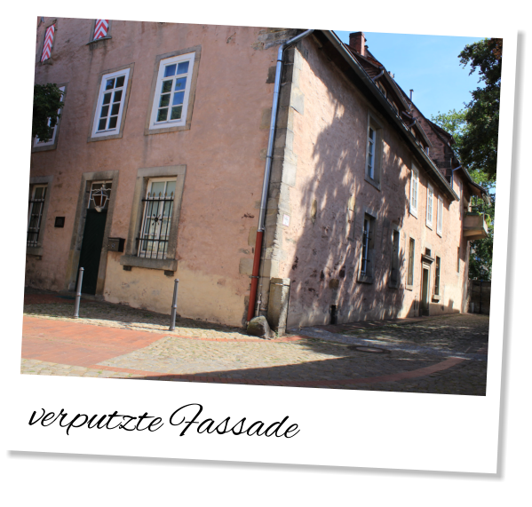 verputzte Fassade