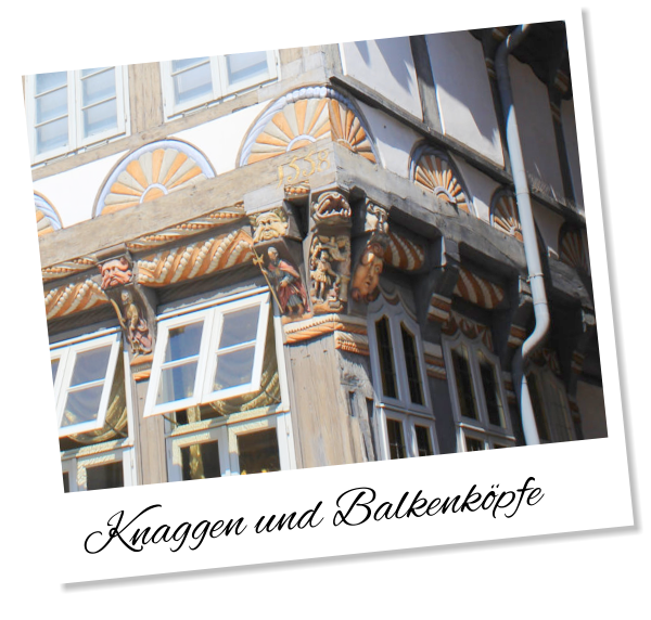 Knaggen und Balkenköpfe