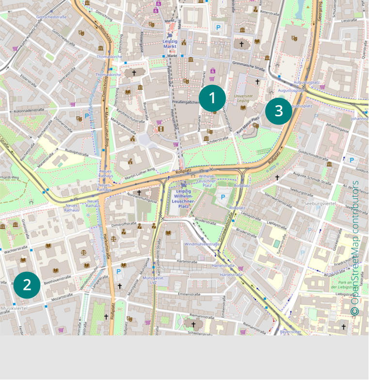 2 1 3  OpenStreetMap contributors