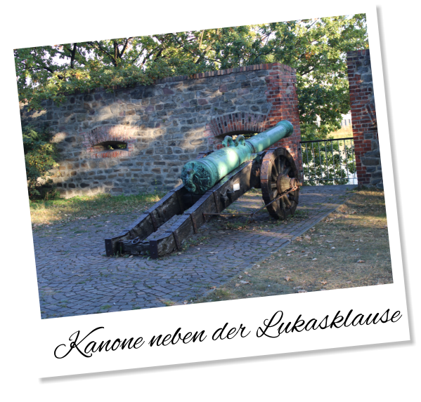 Kanone neben der Lukasklause