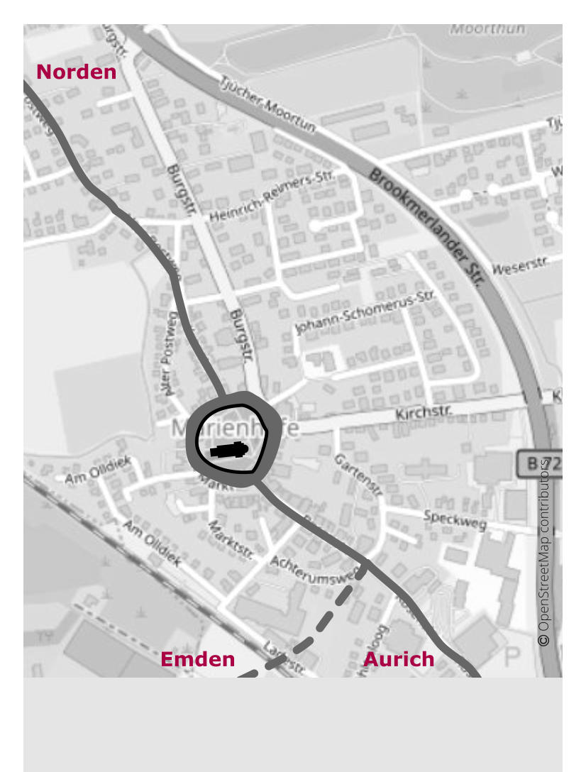  OpenStreetMap contributors  Norden Aurich Emden