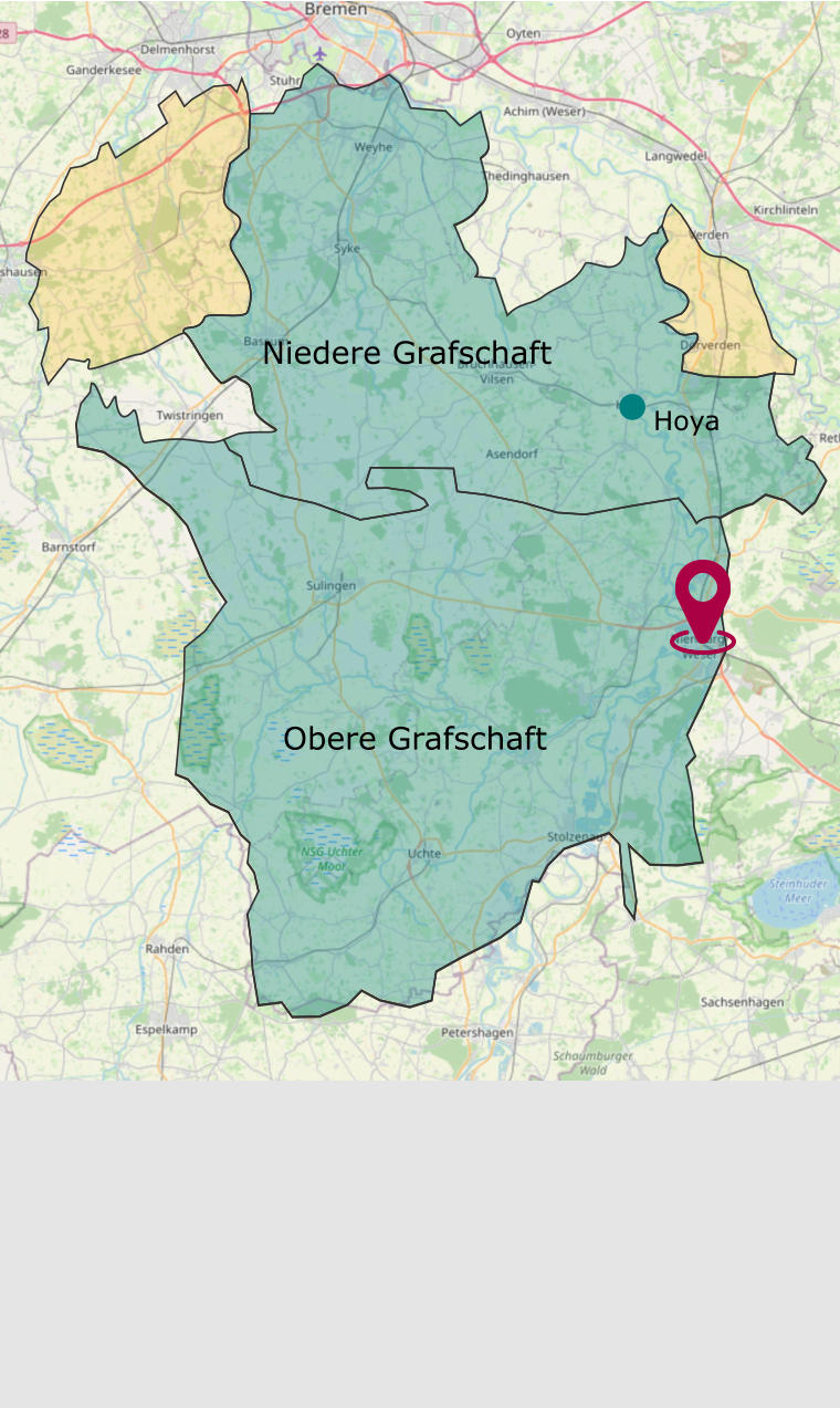 Niedere Grafschaft Obere Grafschaft Hoya