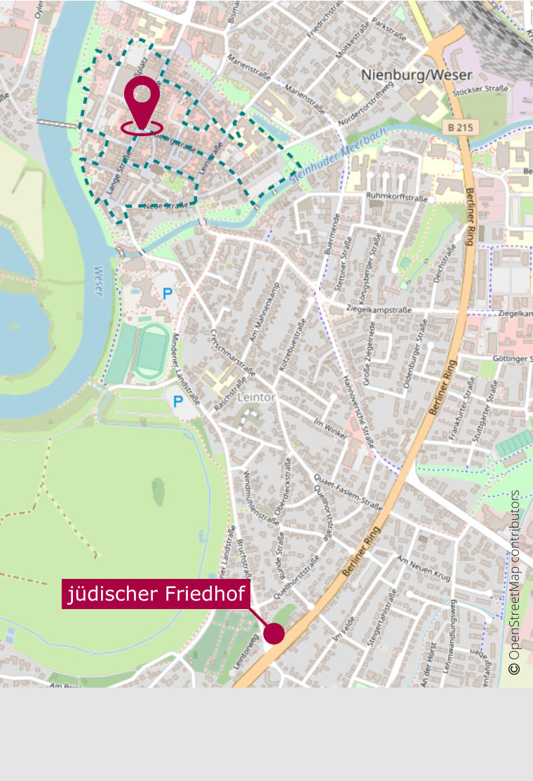  OpenStreetMap contributors  jüdischer Friedhof