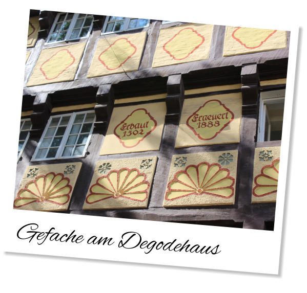 Gefache am Degodehaus